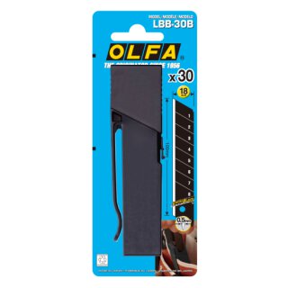 Olfa Ersatz-Abbrechklinge ultrascharf 18 mm (10 Stück auf Blister) (LBB-30B)