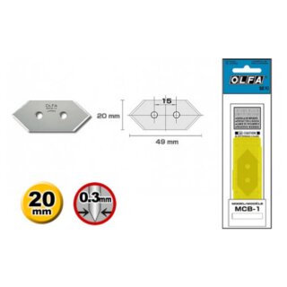 Olfa Ersatzklinge (5 Stück) (MCB-1)