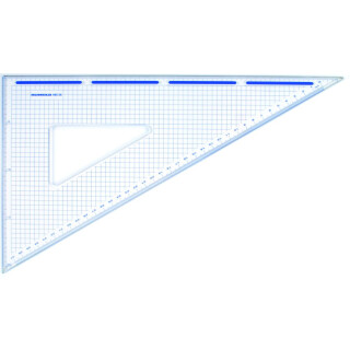 Rumold Zeichendreieck mit Schneidekante 60° 25 cm