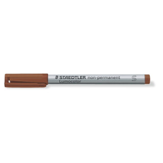 Staedtler Lumocolor® non-permanent pen 311 - superfein braun