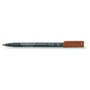 Staedtler Lumocolor® permanent pen 314 - breit braun